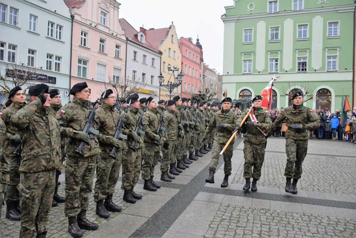 Przysięga na bolesławieckim Rynku