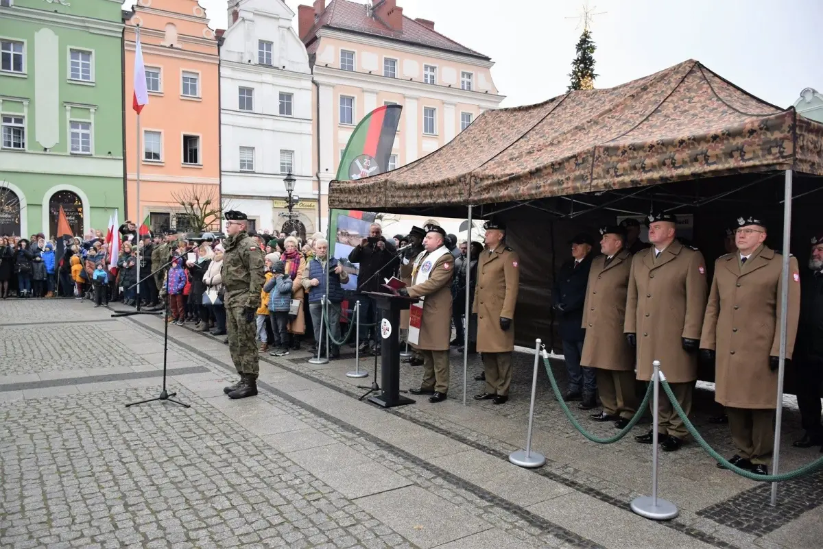 Przysięga na bolesławieckim Rynku