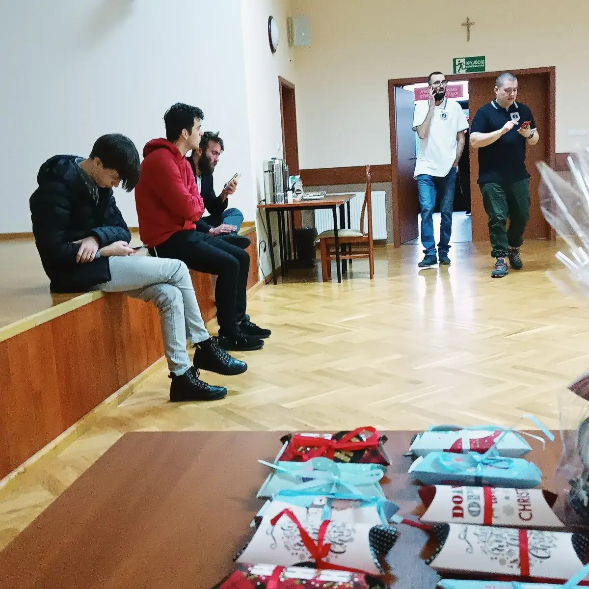 Сеанс одночасної гри з майстром ФІДЕ Міхалом Федореком у Крушині