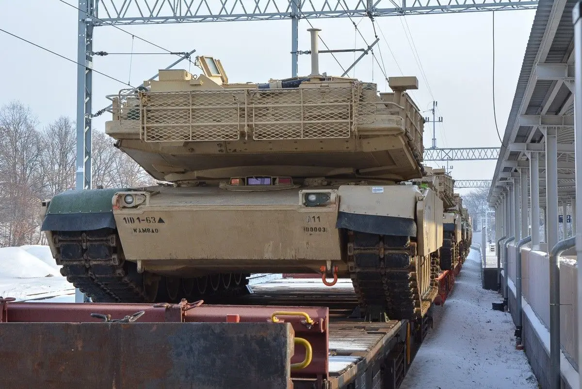 Tanks at the PKP Railway Station in Bolesławiec