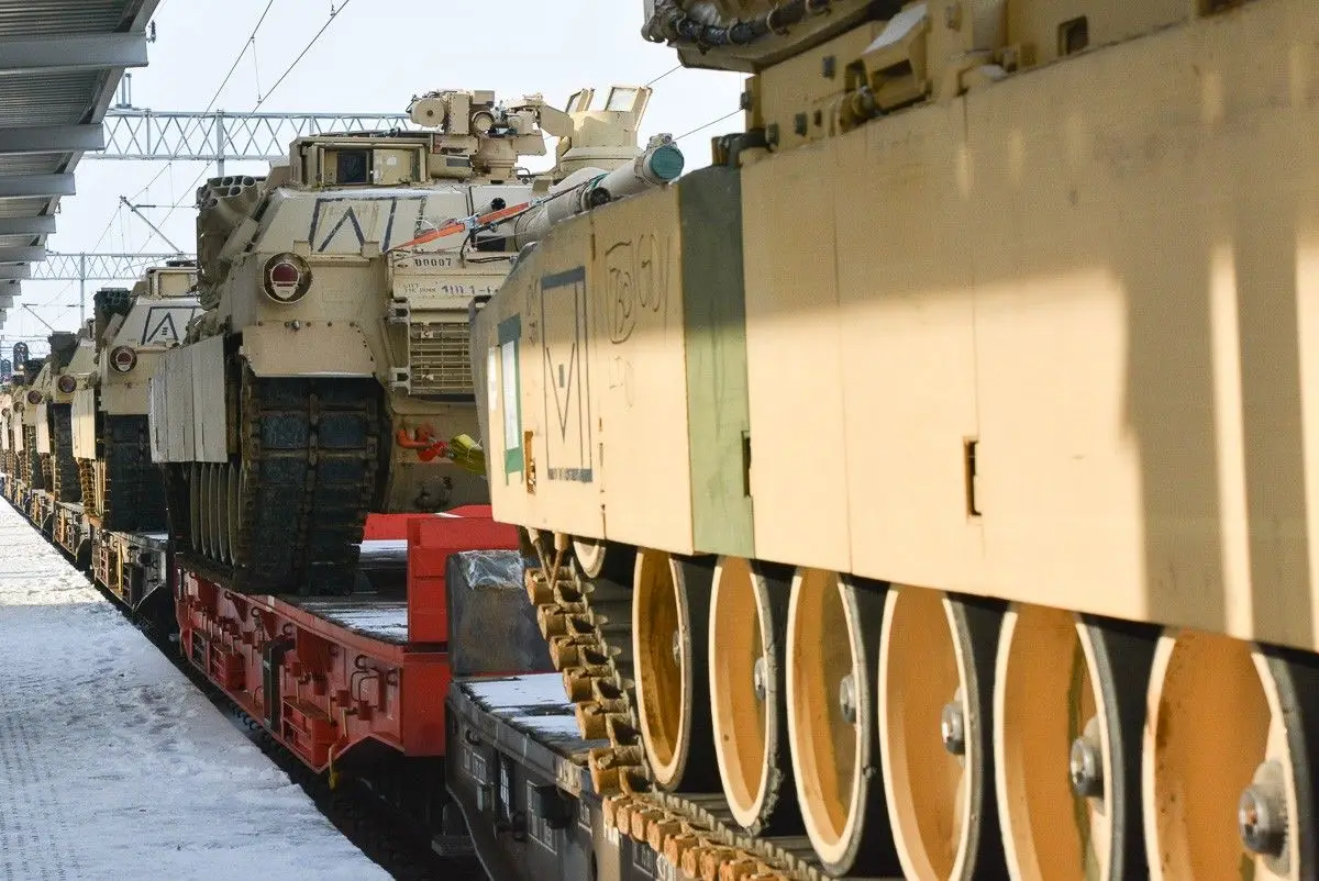 Tanks at the PKP Railway Station in Bolesławiec