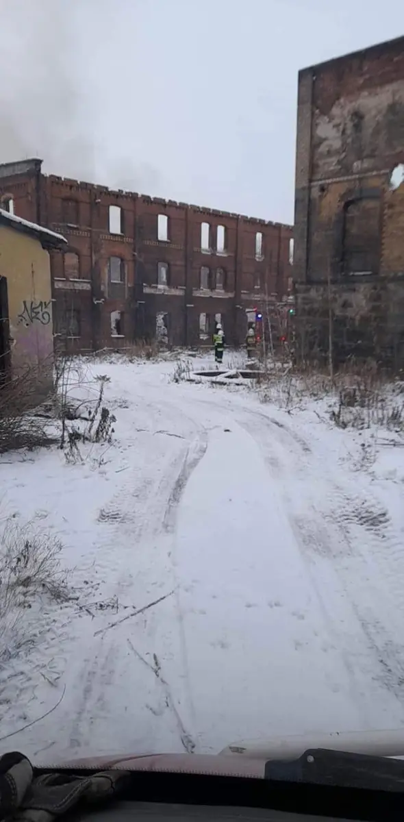 Рятувальна операція на території колишнього цегельного заводу в Nowogrodziec
