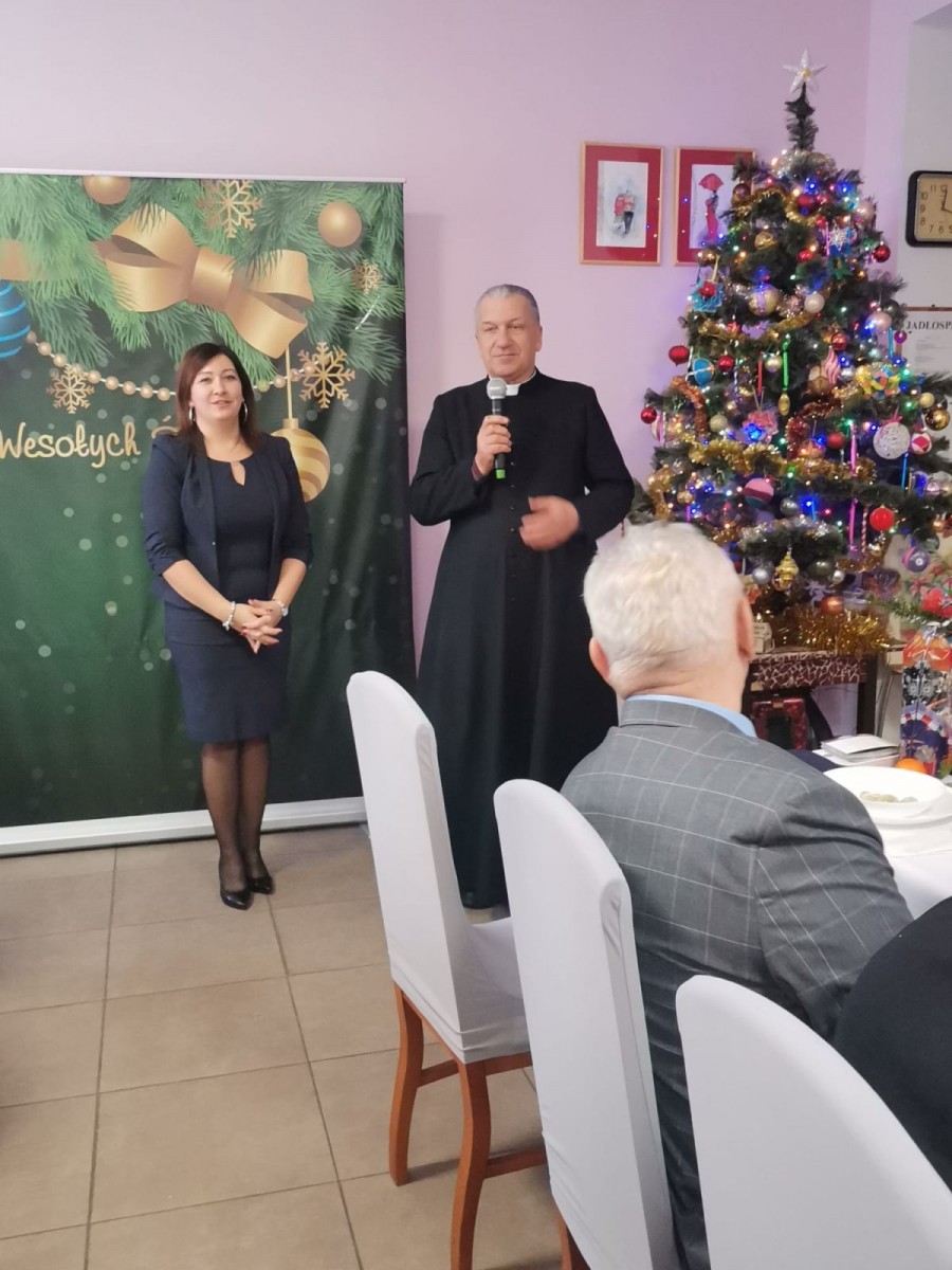 Wigilia seniorów z Dziennego Domu Senior + w Bolesławcu