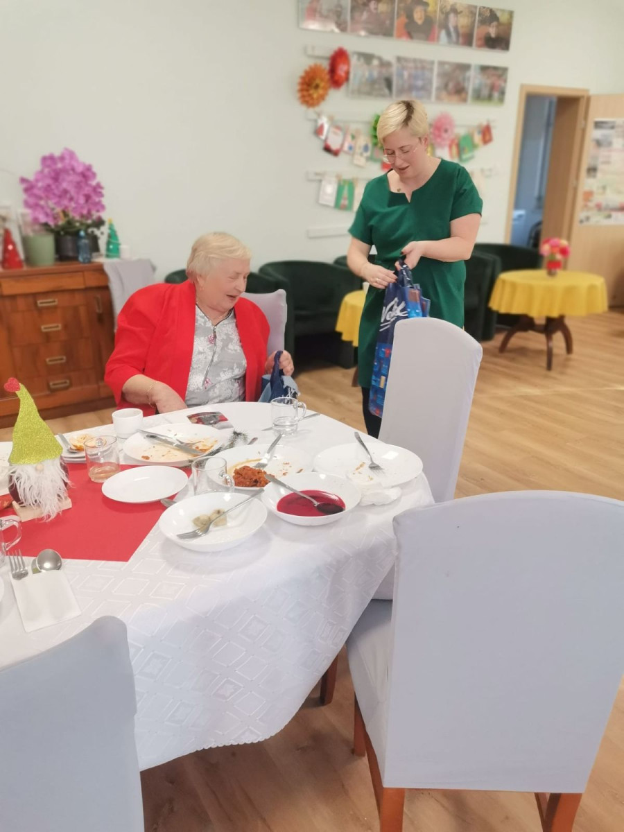 Wigilia seniorów z Dziennego Domu Senior + w Bolesławcu
