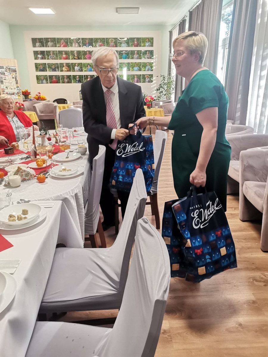 Wigilia seniorów z Dziennego Domu Senior + w Bolesławcu