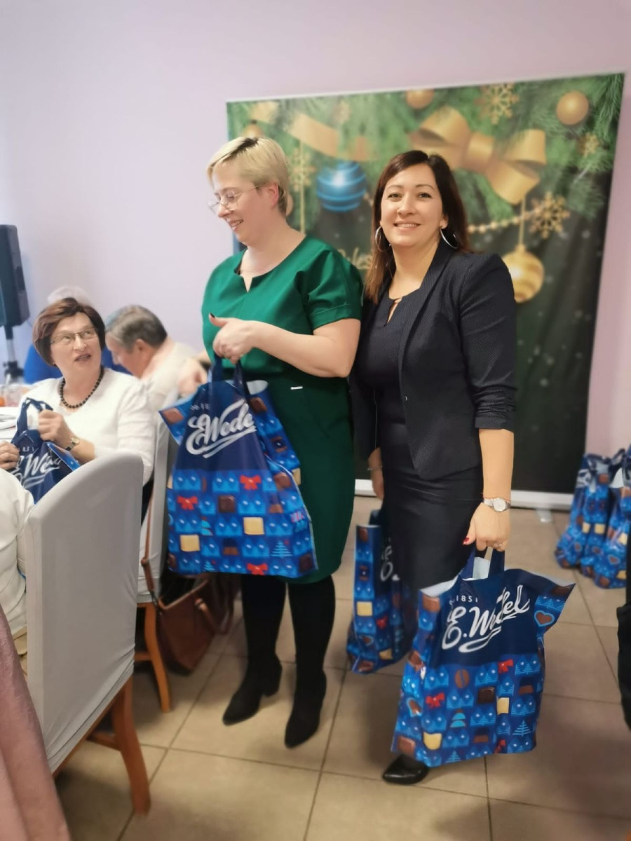 Wigilia seniorów z Dziennego Domu Senior + w Bolesławcu