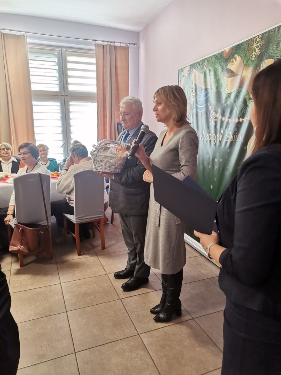 Wigilia seniorów z Dziennego Domu Senior + w Bolesławcu