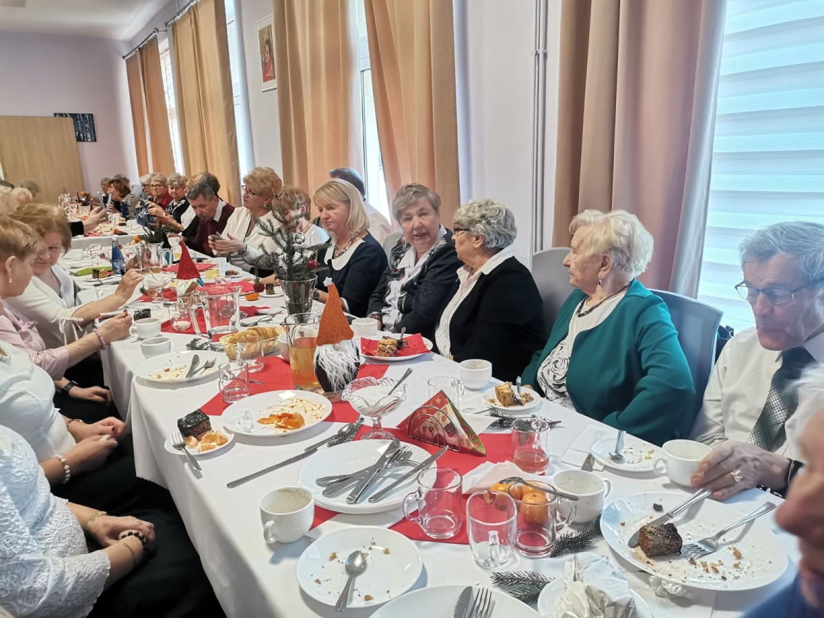 Wigilia seniorów z Dziennego Domu Senior + w Bolesławcu