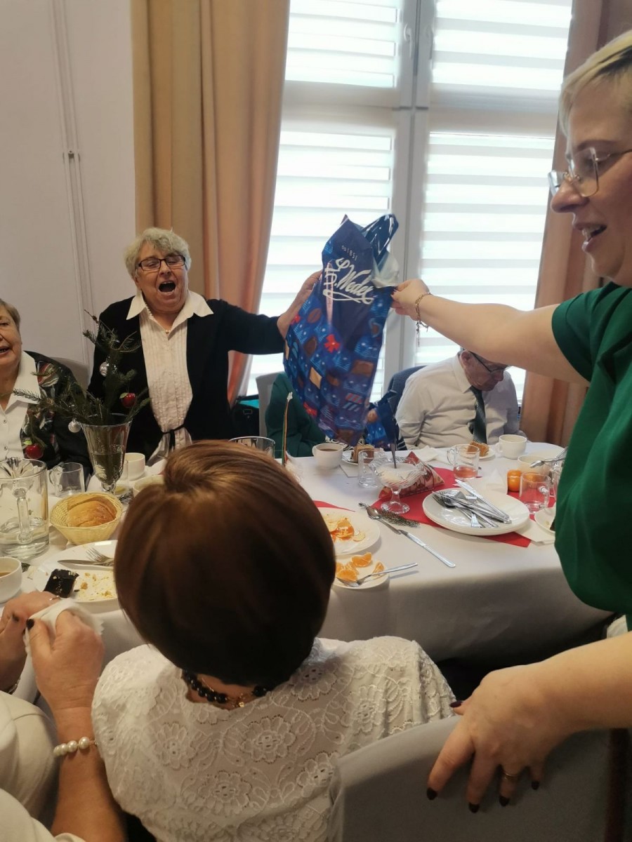 Wigilia seniorów z Dziennego Domu Senior + w Bolesławcu