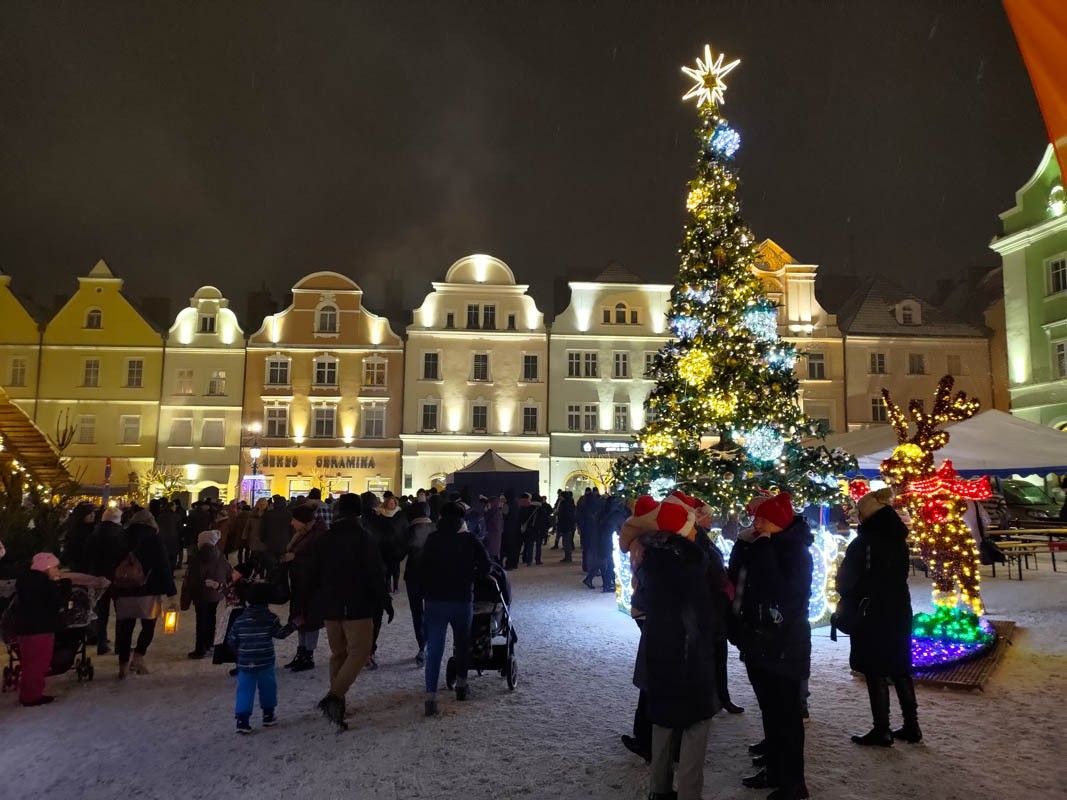 Gwiazdka życzliwości na bolesławieckim Rynku