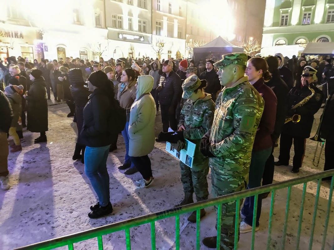 Gwiazdka życzliwości na bolesławieckim Rynku