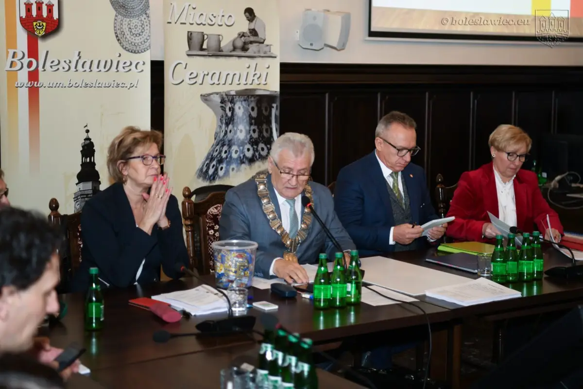 Ukraińska młodzież na sesji Rady Miasta w Bolesławcu