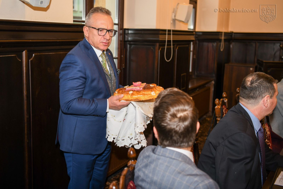 Ukraińska młodzież na sesji Rady Miasta w Bolesławcu