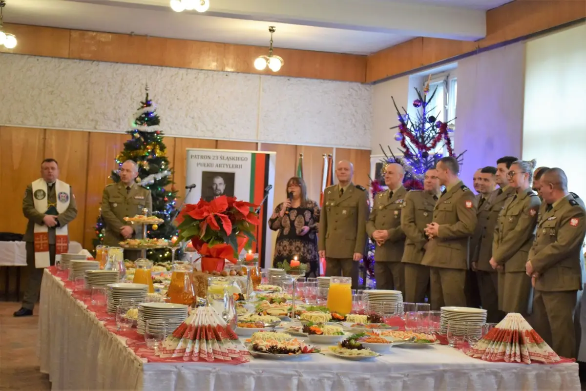Christmas Eve Gathering for Bolesławiec Artillerymen