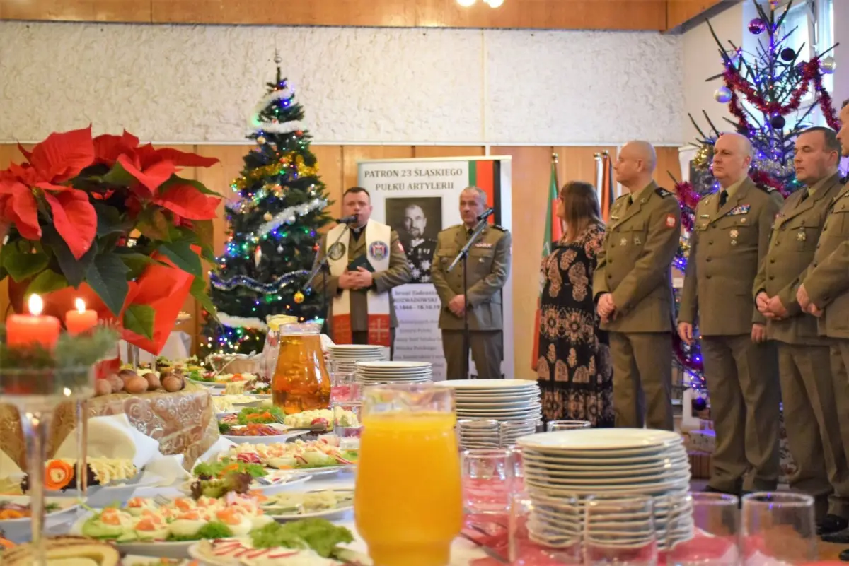Christmas Eve Gathering for Bolesławiec Artillerymen