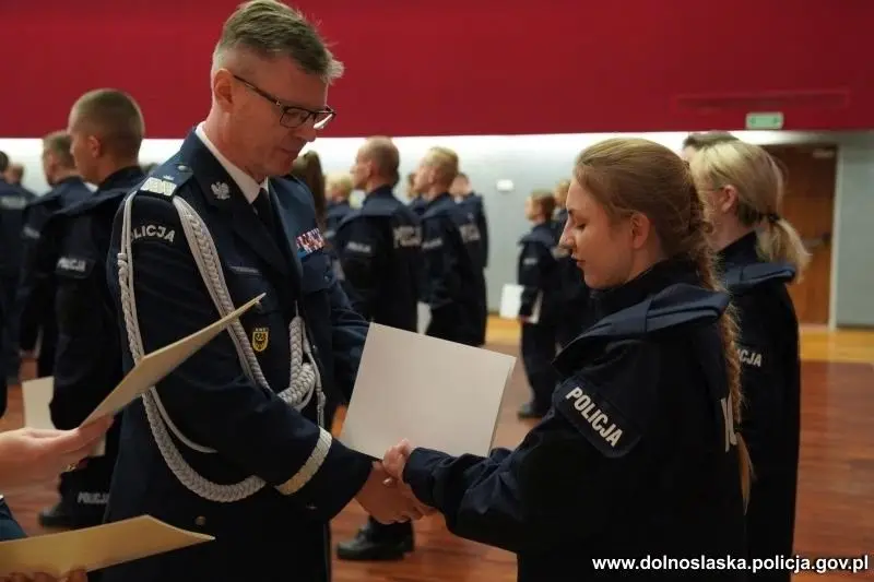 Nowi policjanci w dolnośląskiej policji