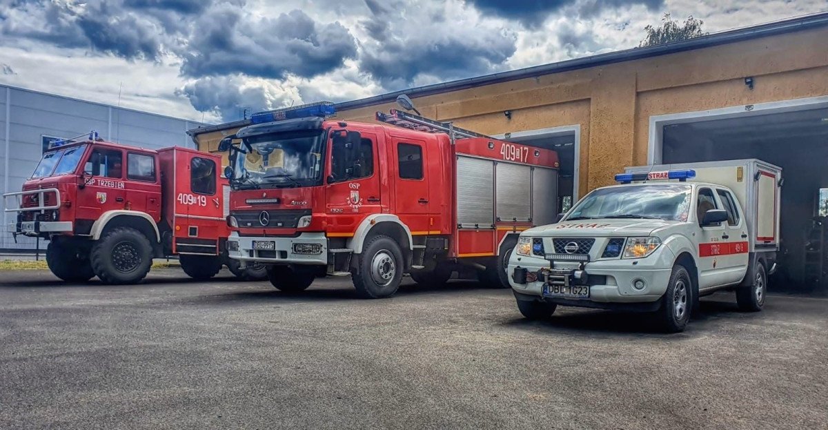 Działania OSP Trzebień