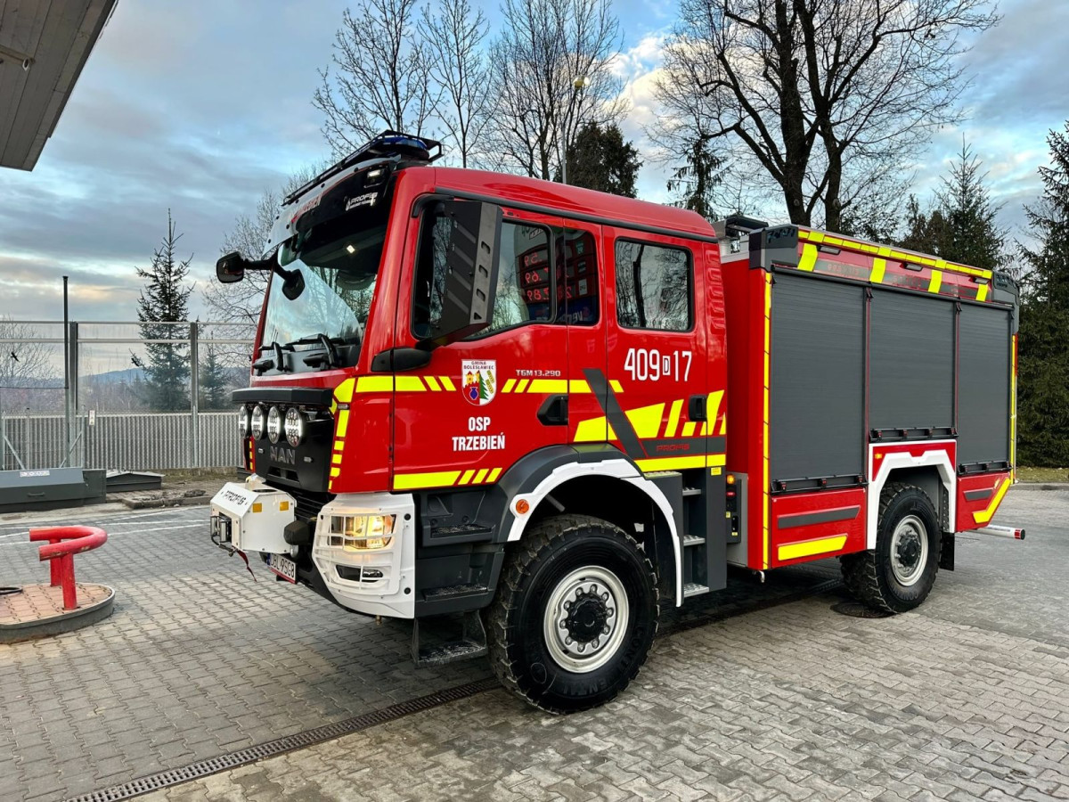 Działania OSP Trzebień