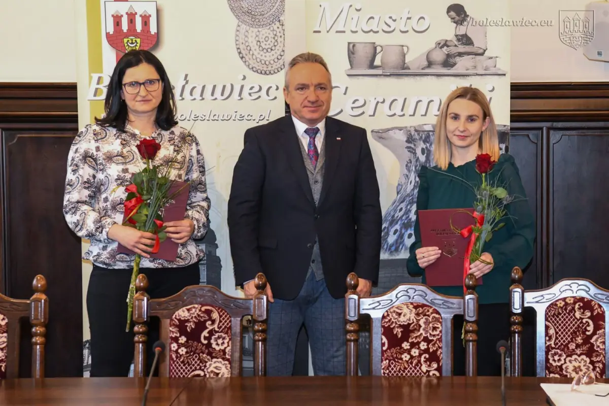 Uroczystość w Sali Rajców w bolesławieckim ratuszu