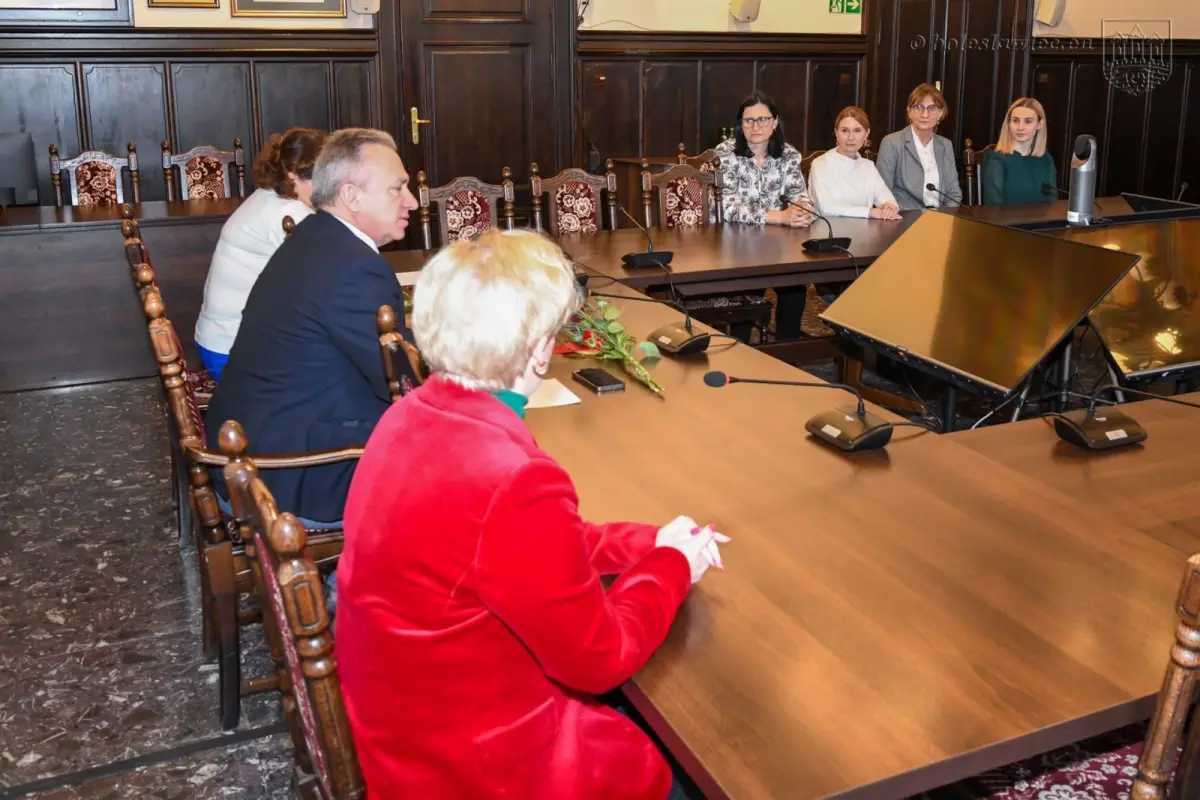 Uroczystość w Sali Rajców w bolesławieckim ratuszu