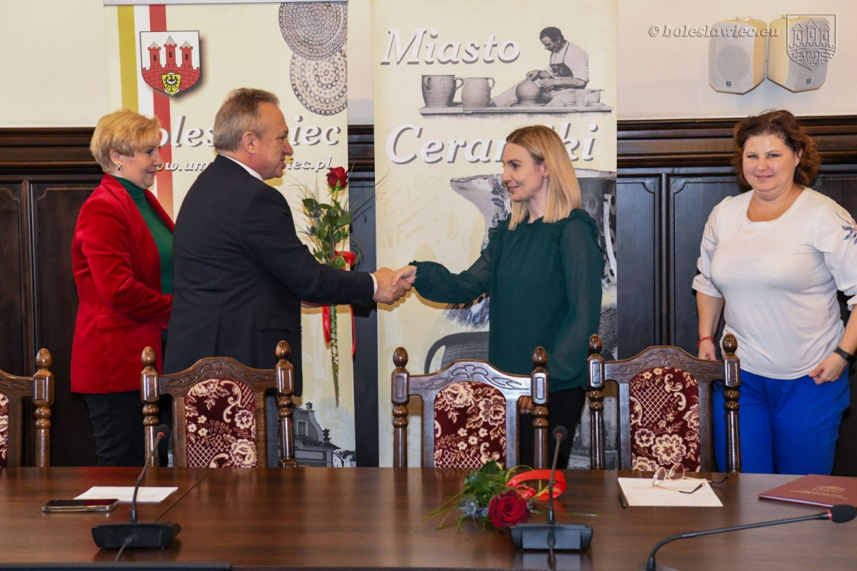 Uroczystość w Sali Rajców w bolesławieckim ratuszu