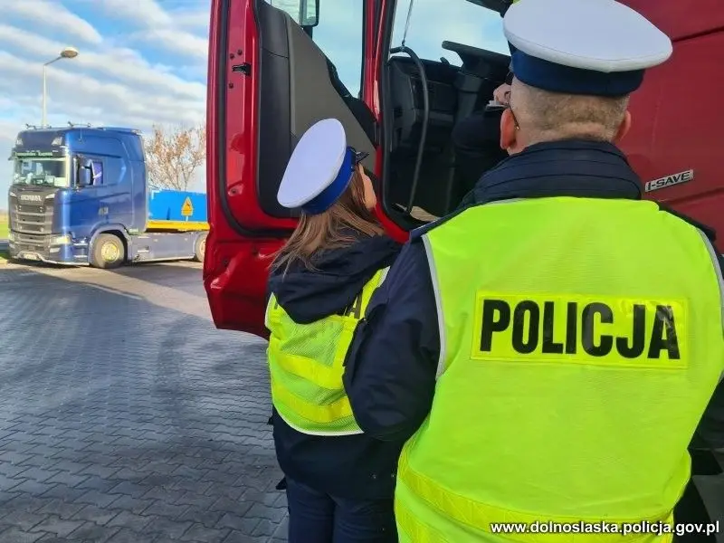 Akcja policji na A4