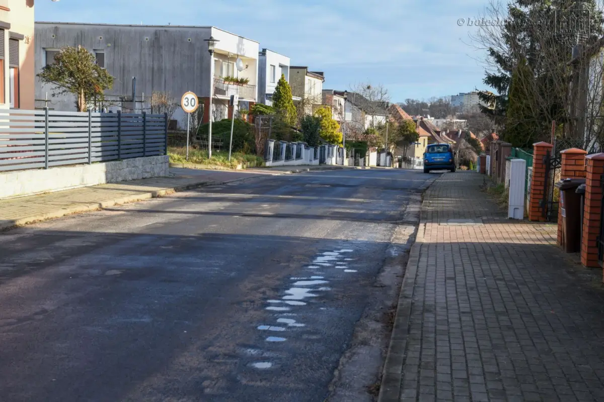 Remont ul. Obrońców Westerplatte w Bolesławcu