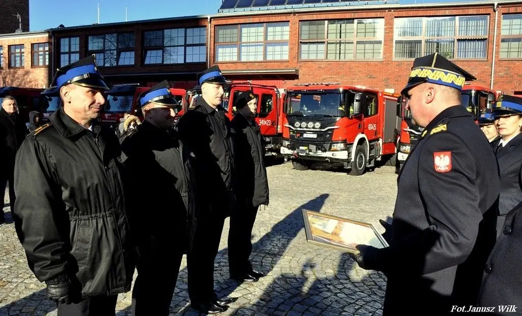 Uroczystość w KW PSP we Wrocławiu