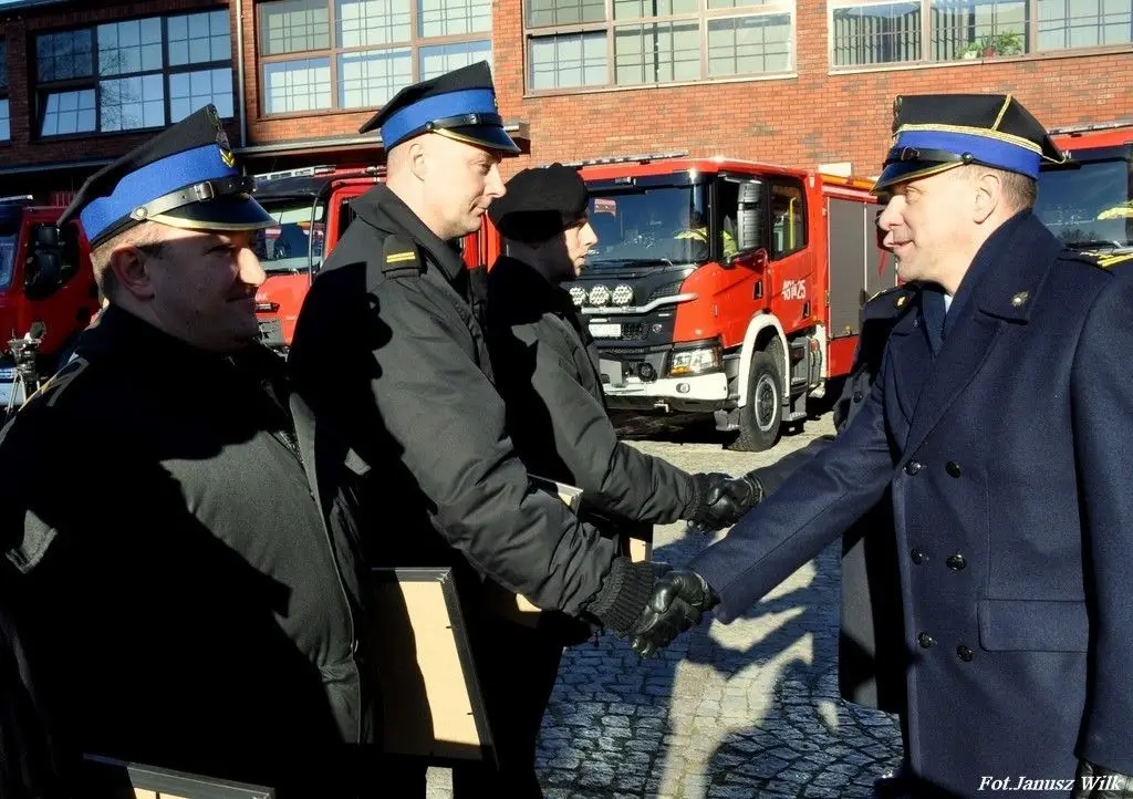 Uroczystość w KW PSP we Wrocławiu