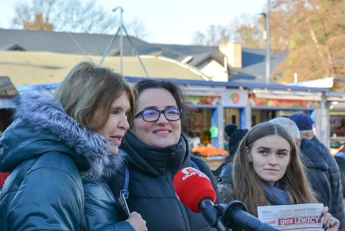 Депутатки Нової Лівиці Małgorzata Sekuła-Szmajdzińska та Anita Kucharska-Dziedzic у Болеславці