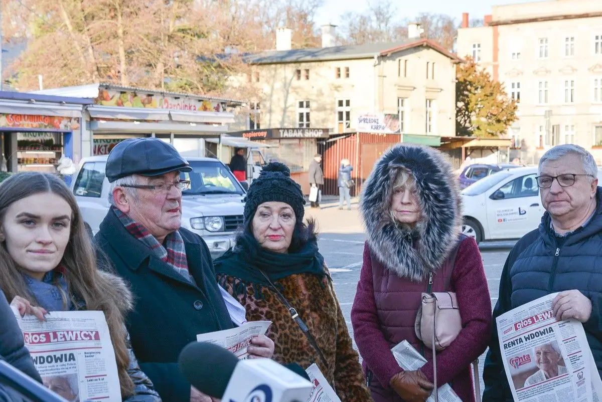 Posłanki Nowej Lewicy Małgorzata Sekuła-Szmajdzińska i Anita Kucharska-Dziedzic w Bolesławcu