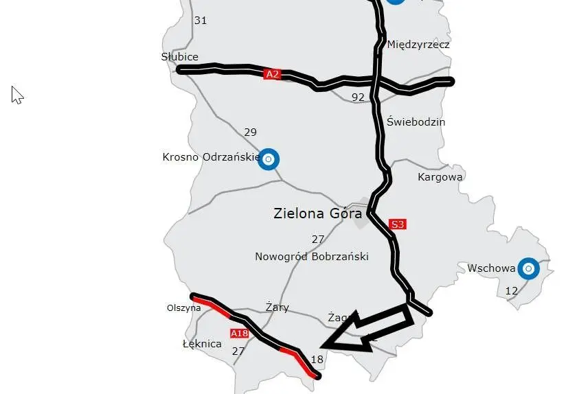 Przebudowa A18