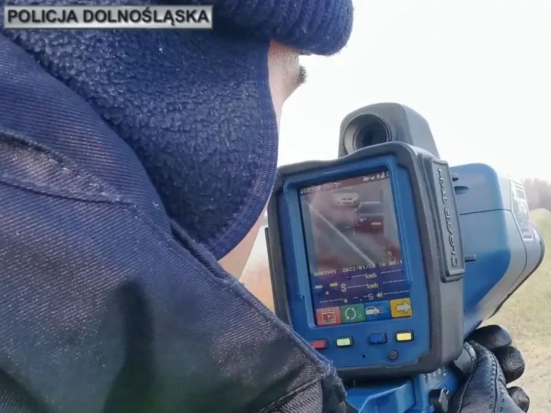 Działania policji na A4