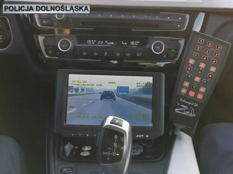 Działania policji na A4