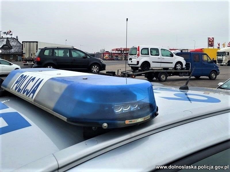 Działania policji na A4