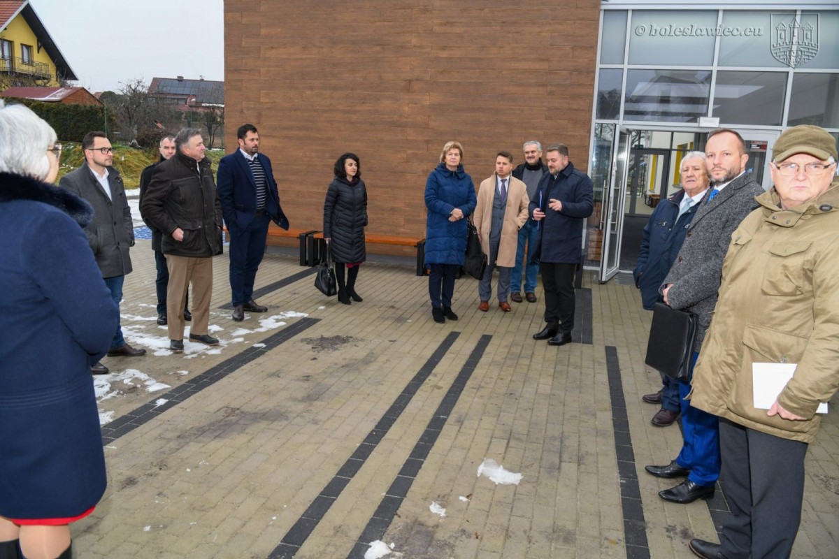 Radni z wizytą w nowym przedszkolu