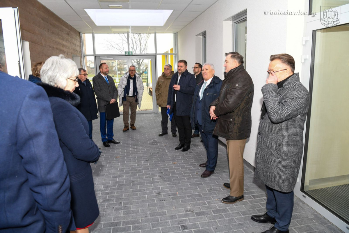 Radni z wizytą w nowym przedszkolu