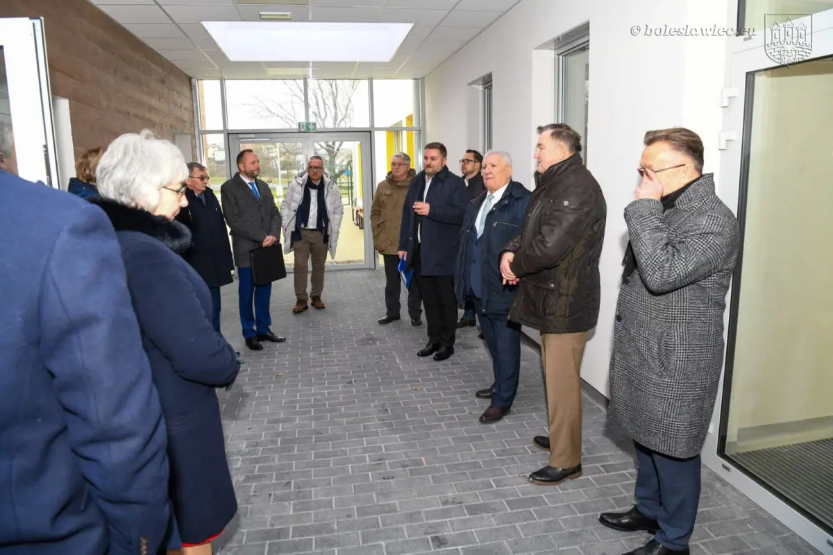 Radni z wizytą w nowym przedszkolu