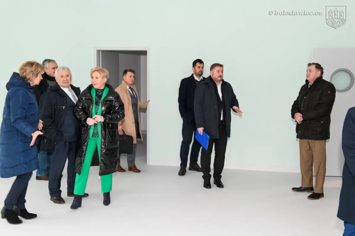 Radni z wizytą w nowym przedszkolu