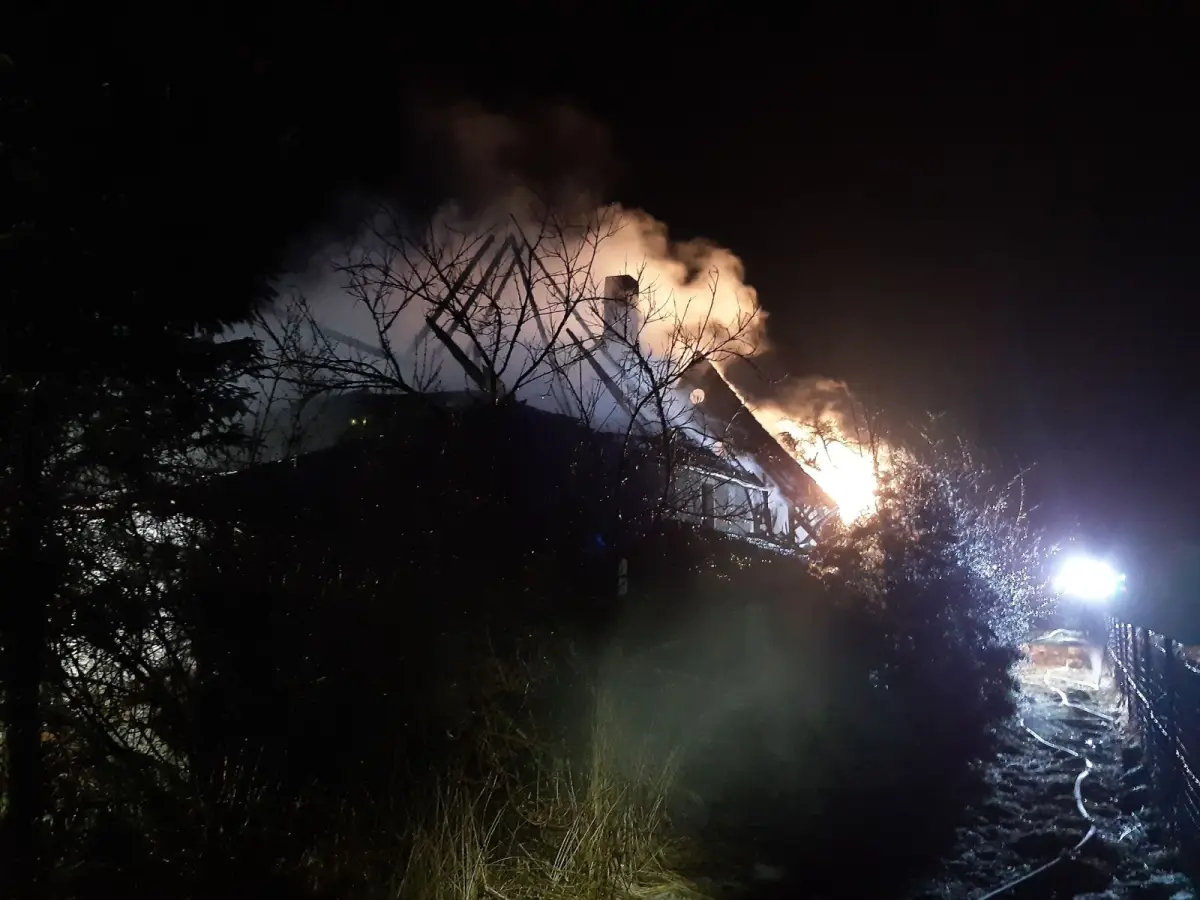 Fire in Godzieszów