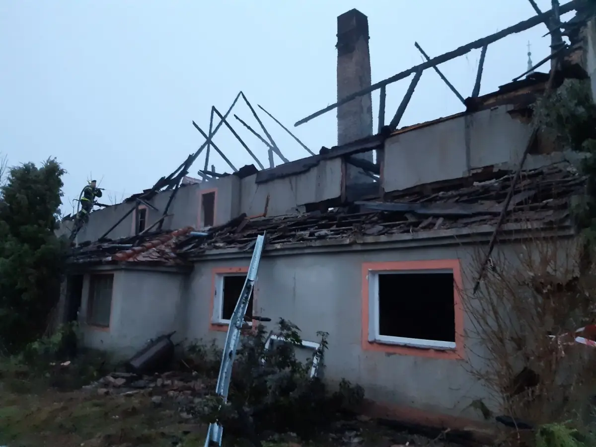 Fire in Godzieszów