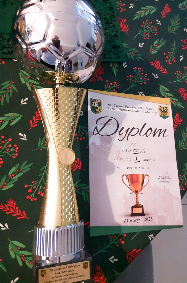 Młodziki z GKS Iwiny z pierwszym miejscem na Turnieju o Puchar Burmistrza Złotoryi