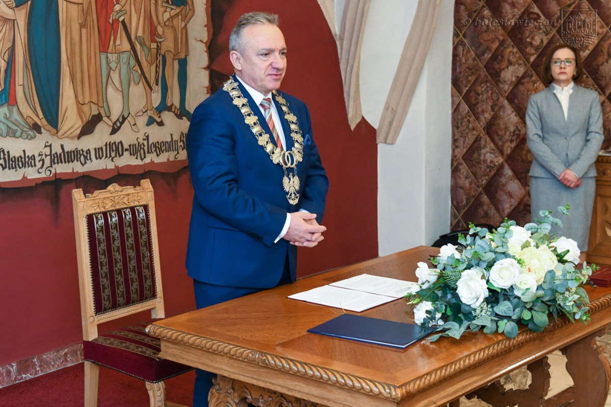 Uroczystość w Pałacu Ślubów w Bolesławcu