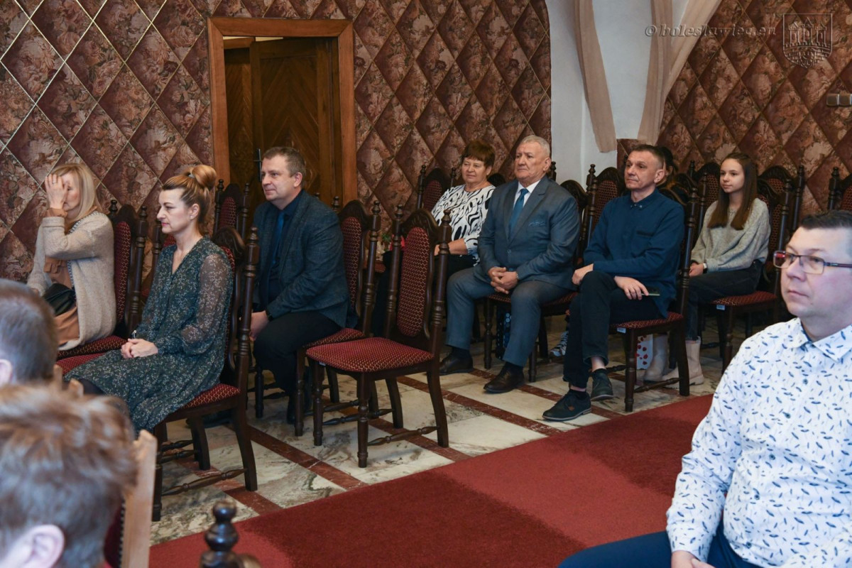 Uroczystość w Pałacu Ślubów w Bolesławcu