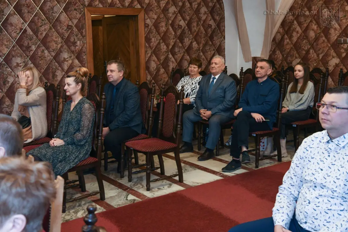 Uroczystość w Pałacu Ślubów w Bolesławcu