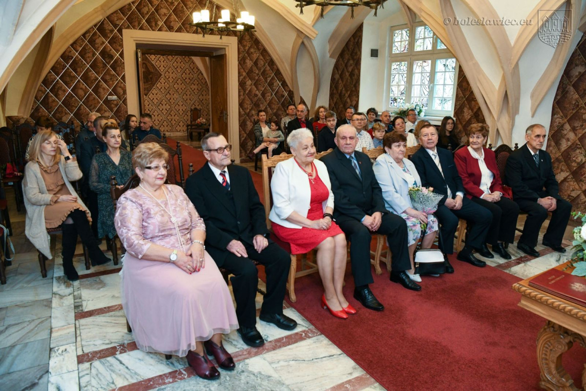 Uroczystość w Pałacu Ślubów w Bolesławcu