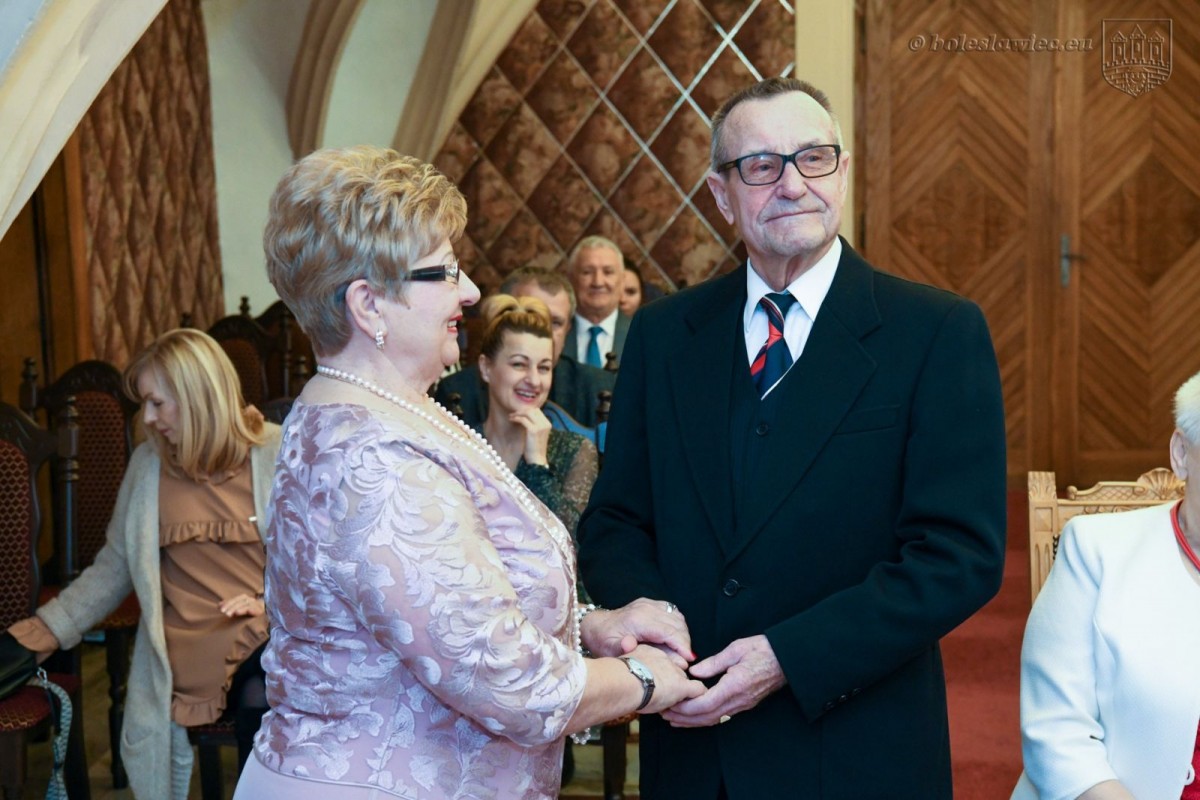 Uroczystość w Pałacu Ślubów w Bolesławcu