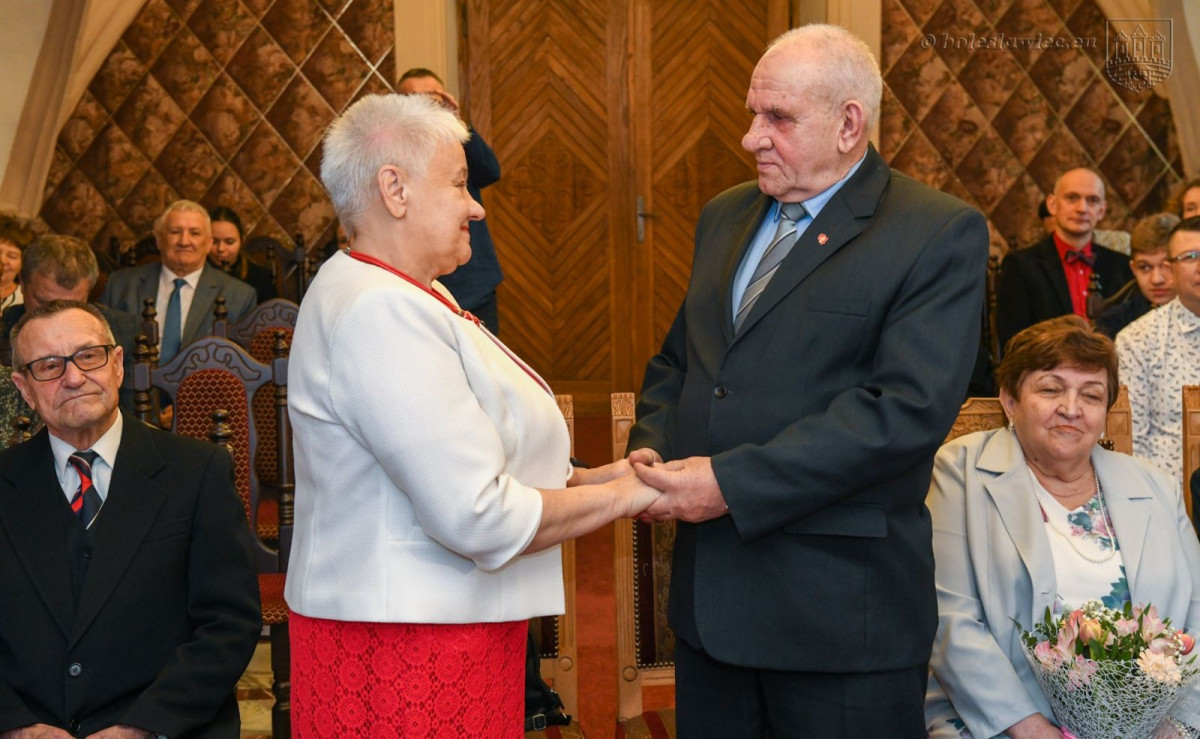 Uroczystość w Pałacu Ślubów w Bolesławcu