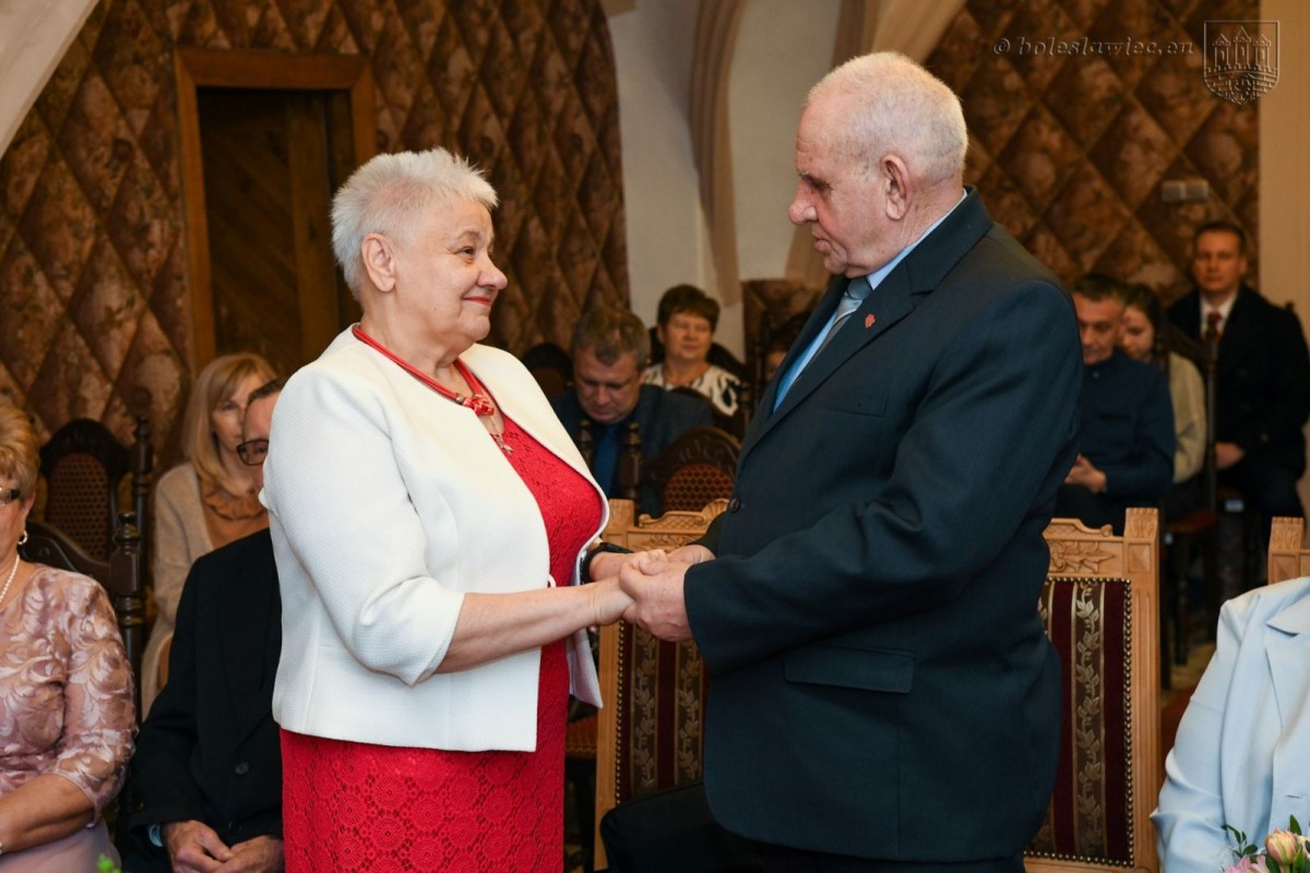 Uroczystość w Pałacu Ślubów w Bolesławcu