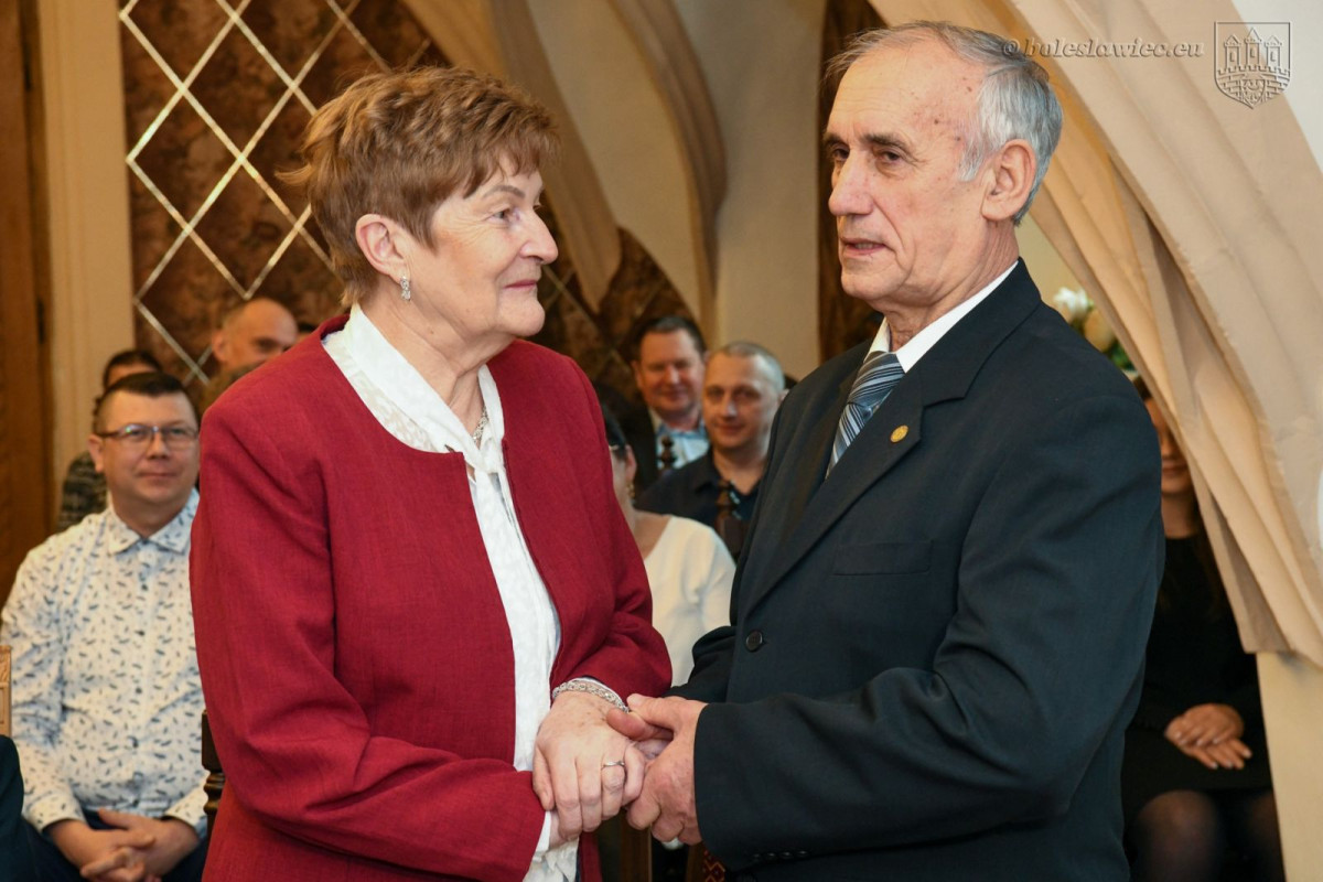 Uroczystość w Pałacu Ślubów w Bolesławcu